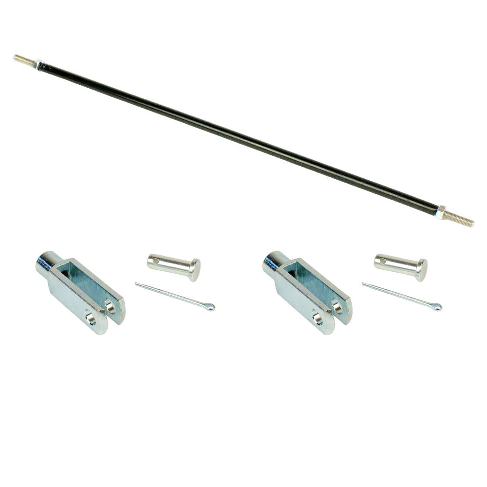Metric Brake Rod 6mm All Thread with Black Plastic Covering