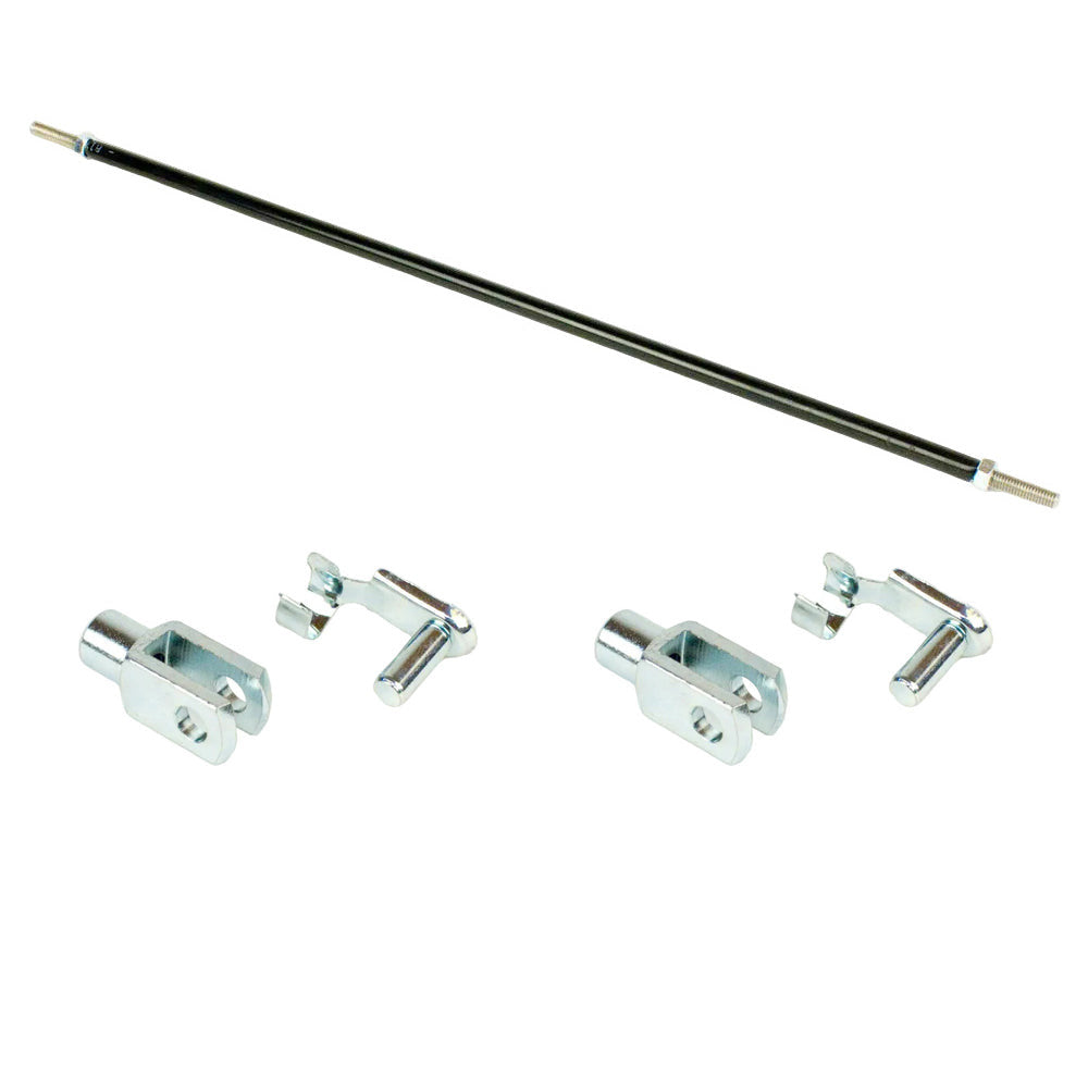 Metric Brake Rod 6mm All Thread with Black Plastic Covering