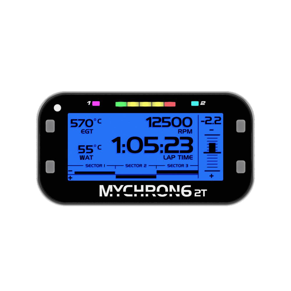 AIM Mychron 6 2T Kart Gauge, Two Temp Sensors - Shop Karting Parts ...
