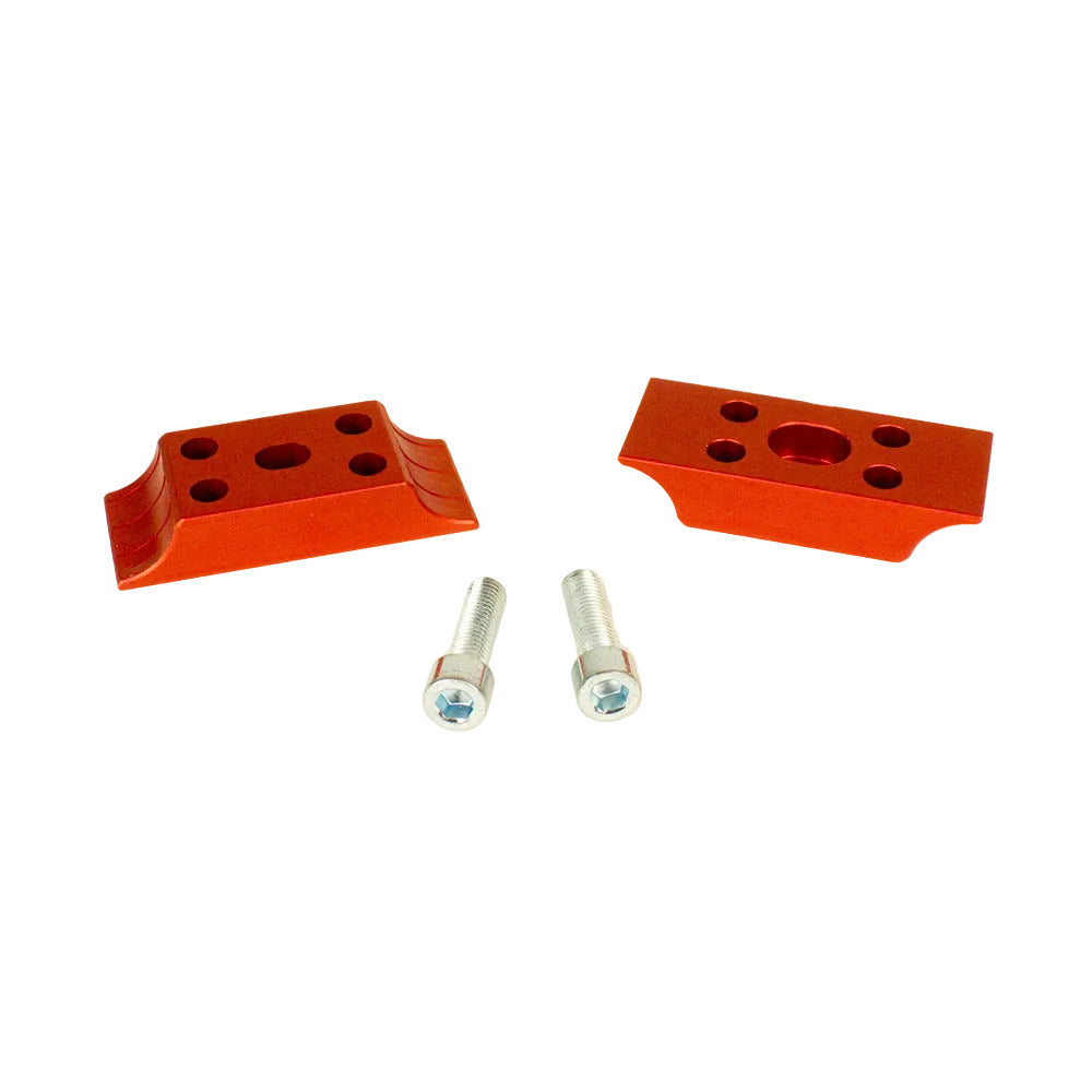 New! Odenthal Bottom Motor Mount Clamps, Pair, RED
