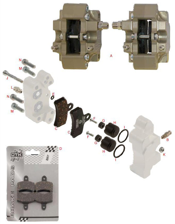 N. V.TCE6X20 Tony Kart OTK SHCS M6x20 Socket Head Bolt BS7