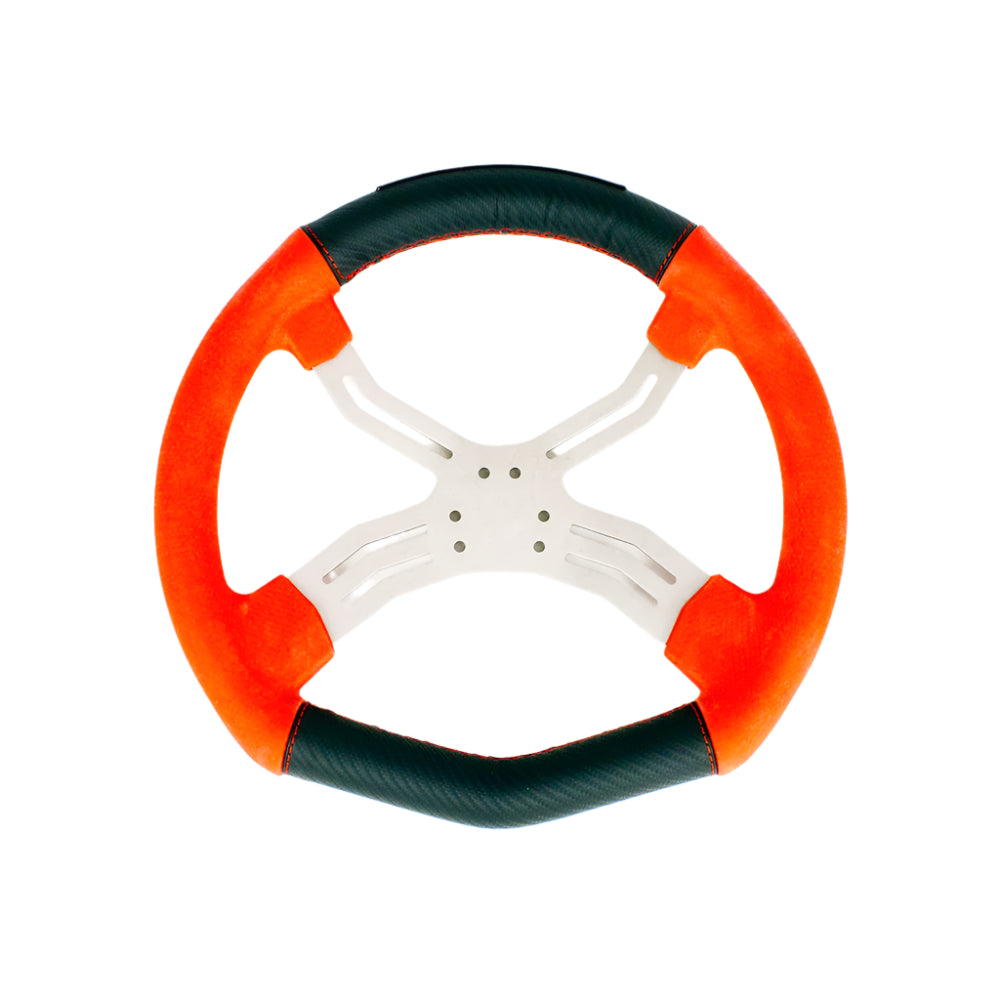 0083.EC OTK CS55 Carlos Sainz 6 Hole Four Spoke Steering Wheel with High Grip Hand Material