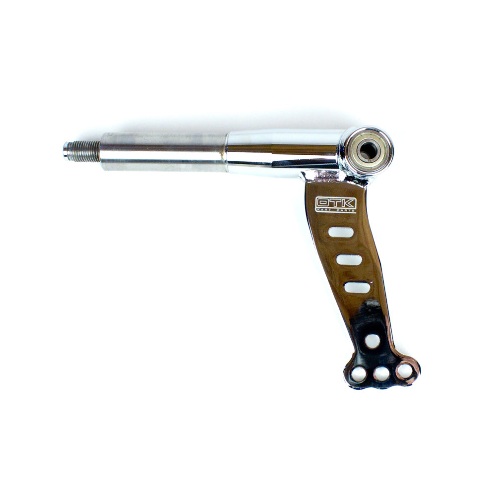 New! C. 0092.00M Tony Kart OTK 4F Stub Axle Spindle 100cc HST 25mm with Bearings, Multi Hole Spindle Arm