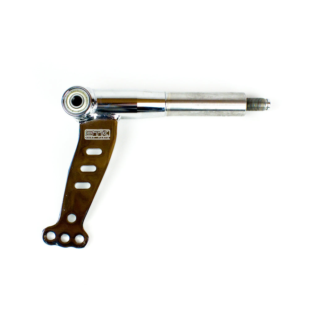 New! C. 0092.00M Tony Kart OTK 4F Stub Axle Spindle 100cc HST 25mm with Bearings, Multi Hole Spindle Arm