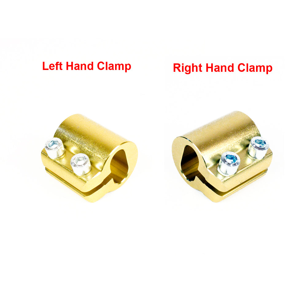 I. 0240.C0 Tony Kart OTK Oval Torsion Bar Clamp 30mm for OTK Flat Bar