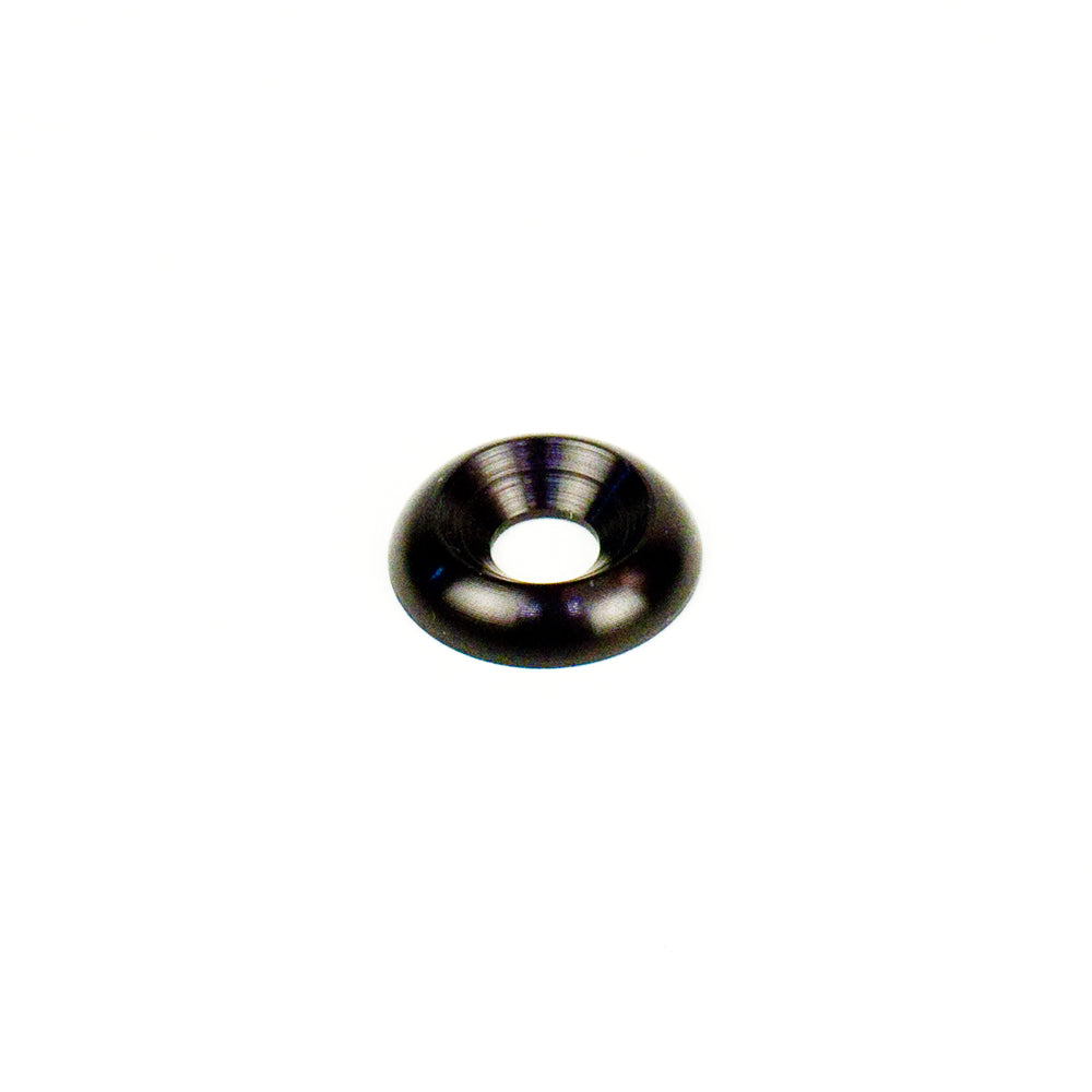 PKT Aluminum Conical Washer 19mm x 6mm, Black