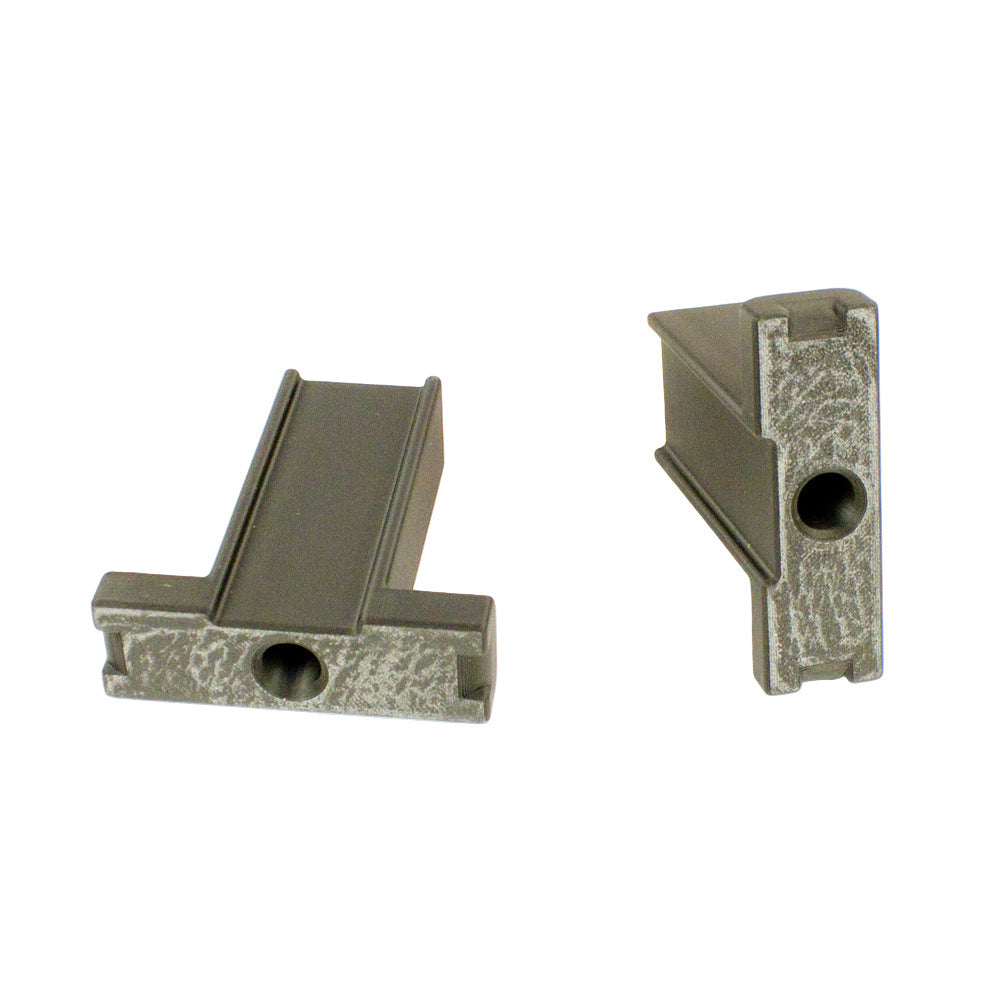 New! PKT Plastic Front Nose Inserts for CIK Push Back Bumper Nose Plate, Pair