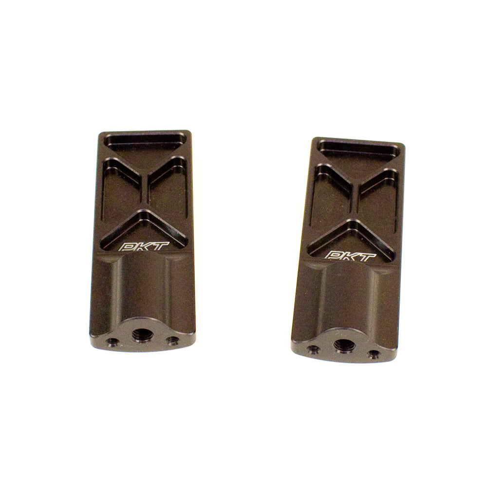 New! PKT Black Pro Pedal Foot Post, Pair