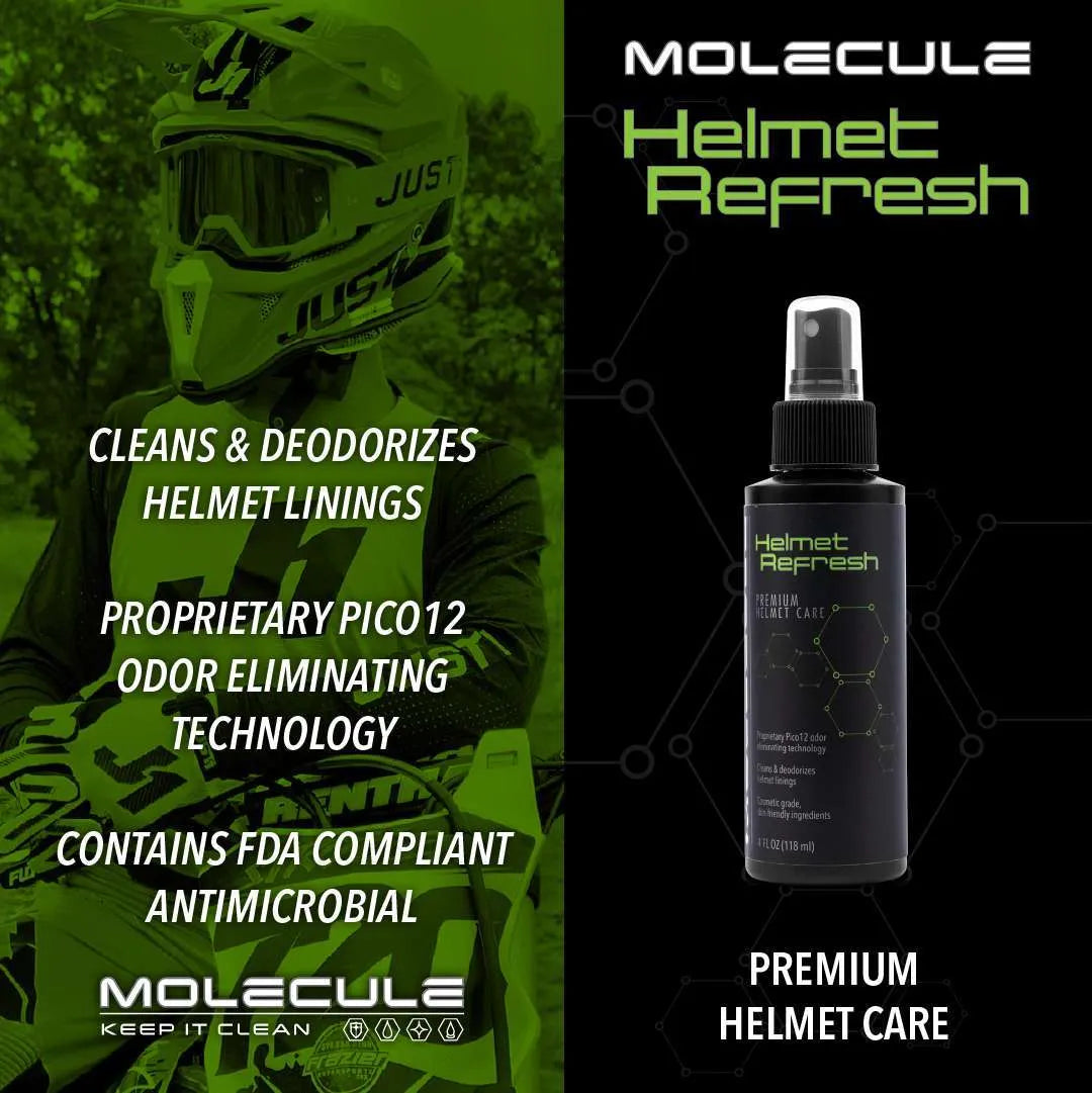 Molecule MLHCK44 Helmet Care Kit 4oz Bottles