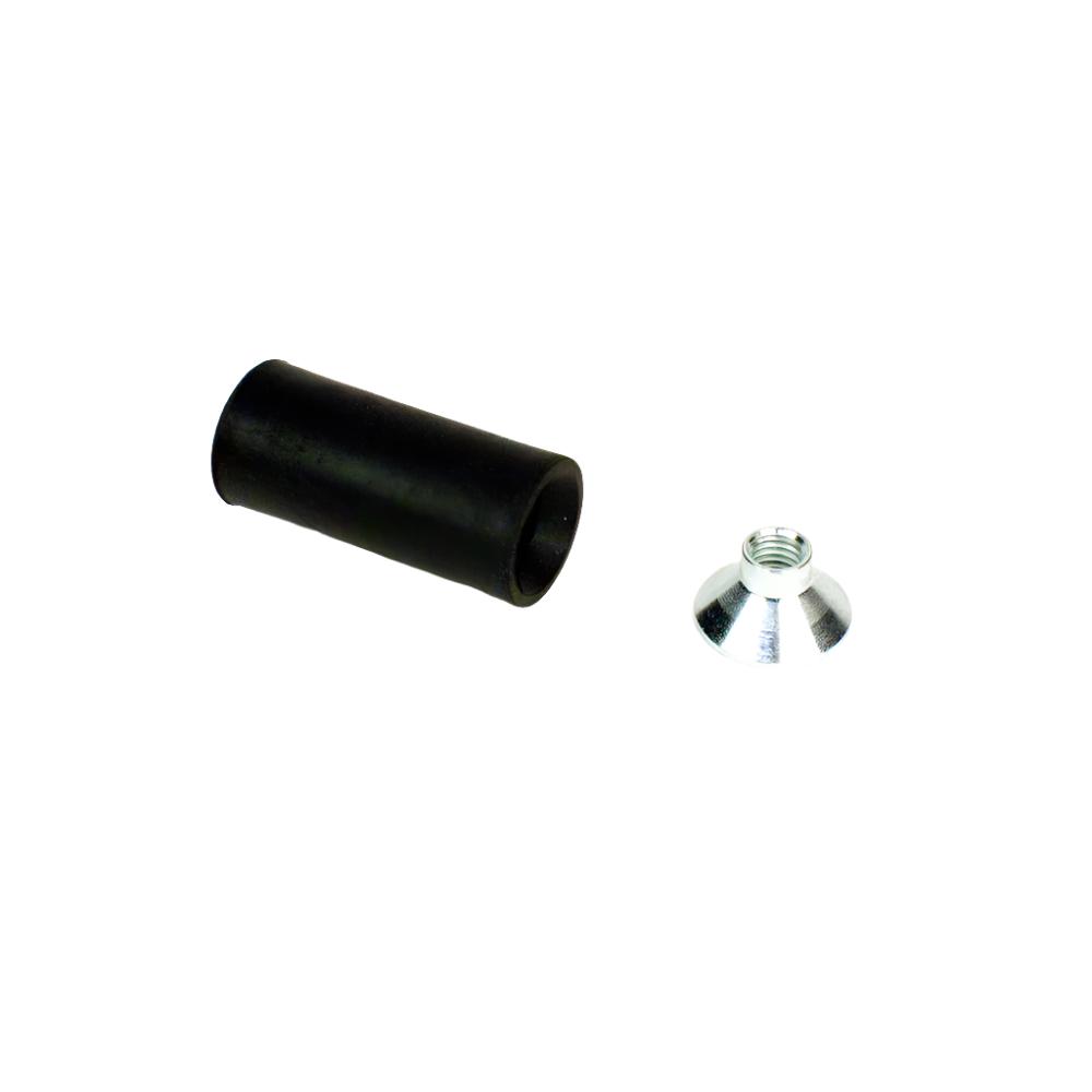 Rear Bumper Rubber Frame Insert with Removable Tightening Nut