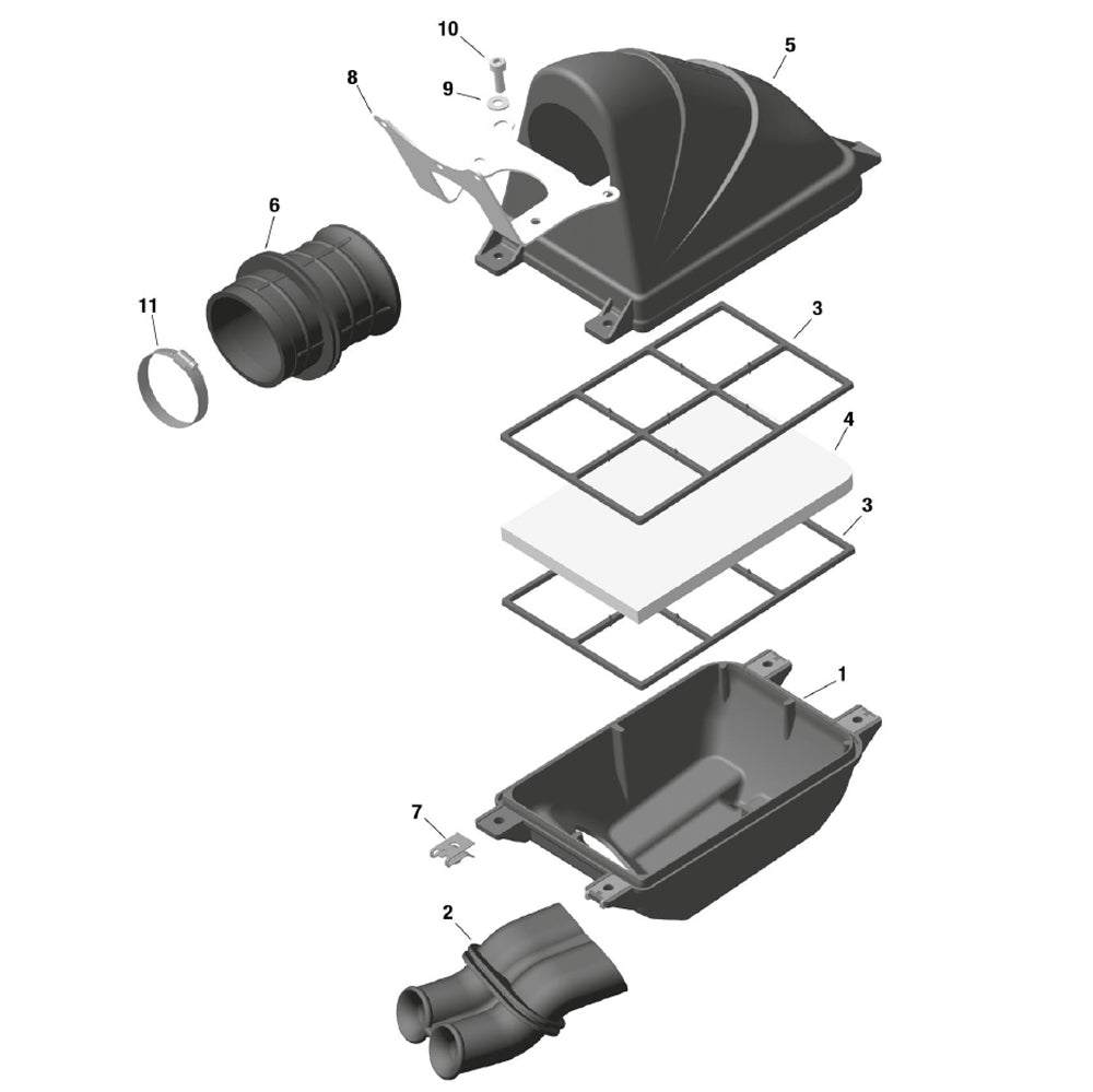 4. 225053 Rotax Max Airbox Filter Foam Element