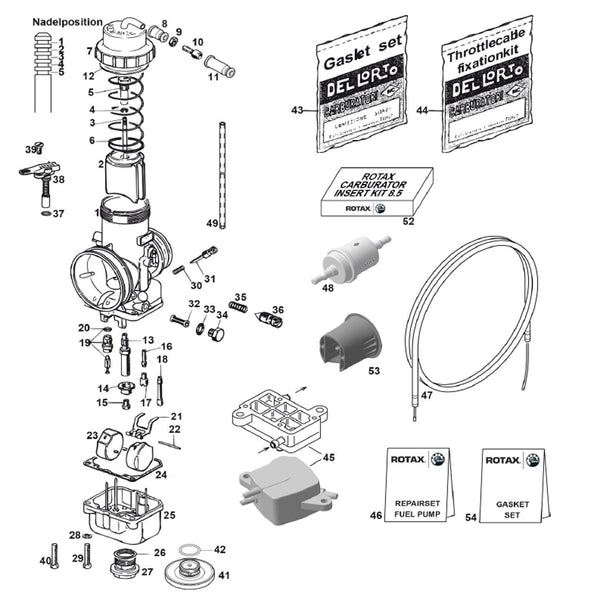 281820 Rotax Max 12.5 Carburetor Diffusor - Shop Karting Parts