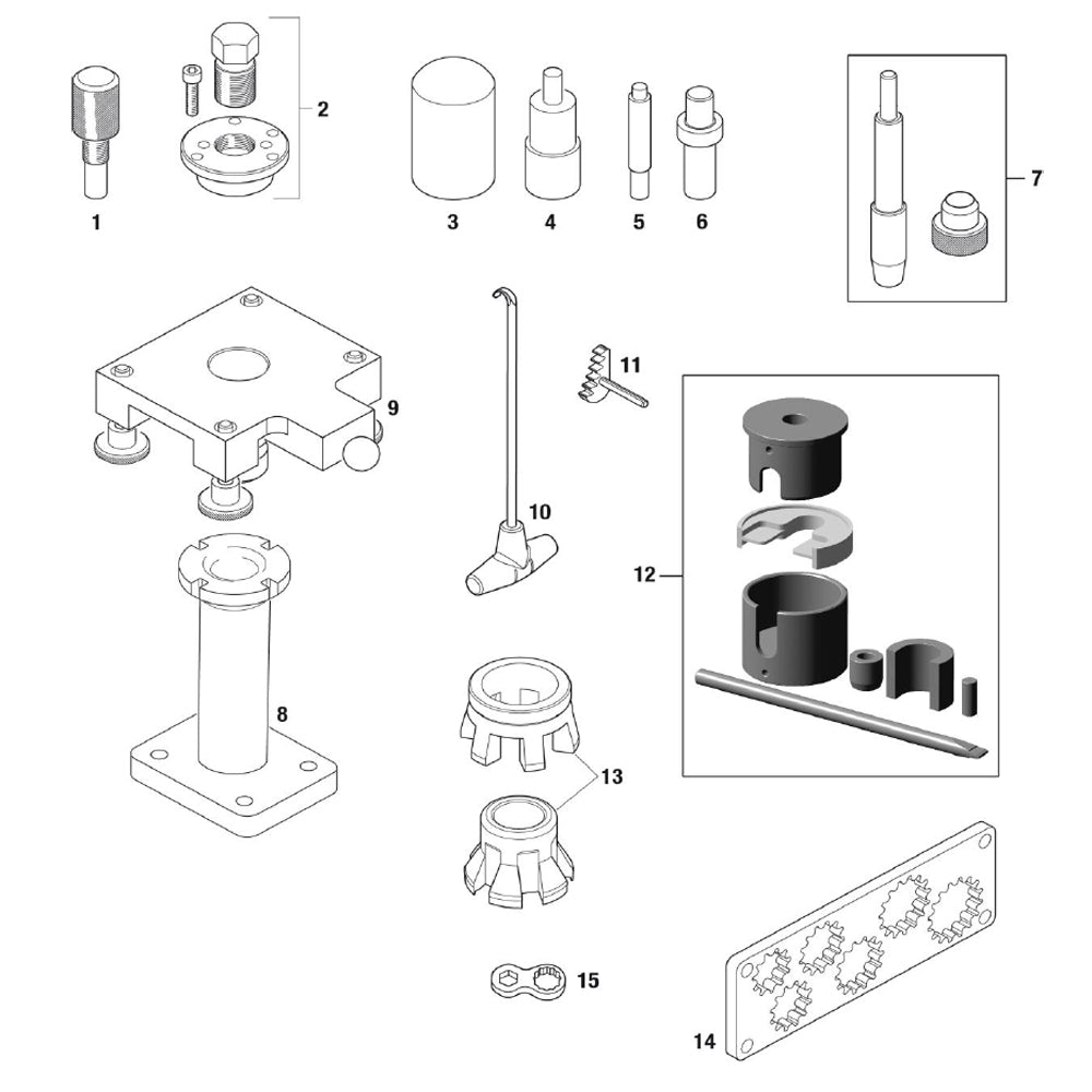 12. 276050 Rotax Crankshaft Repair Jig