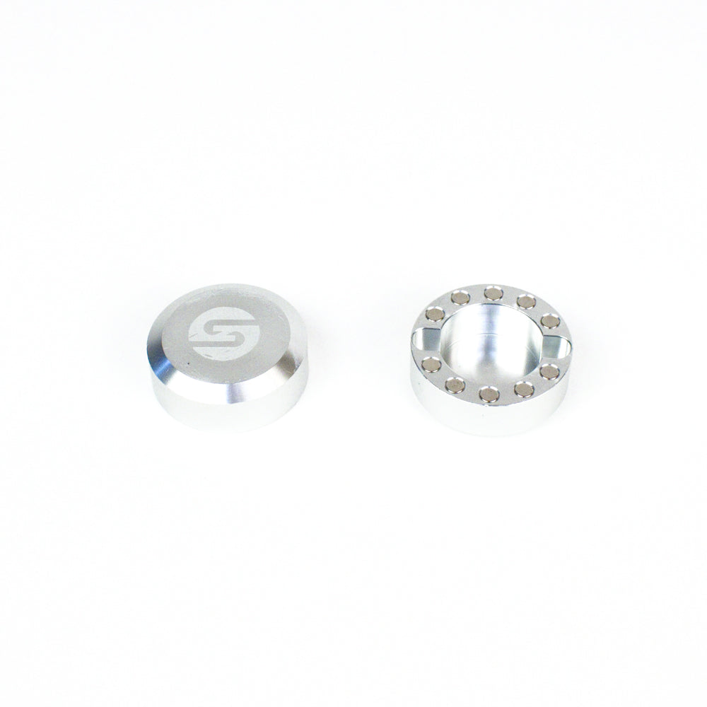 New! Senzo Aluminum OTK Tony Kart 10mm Pill Cover Pair, Magnetic