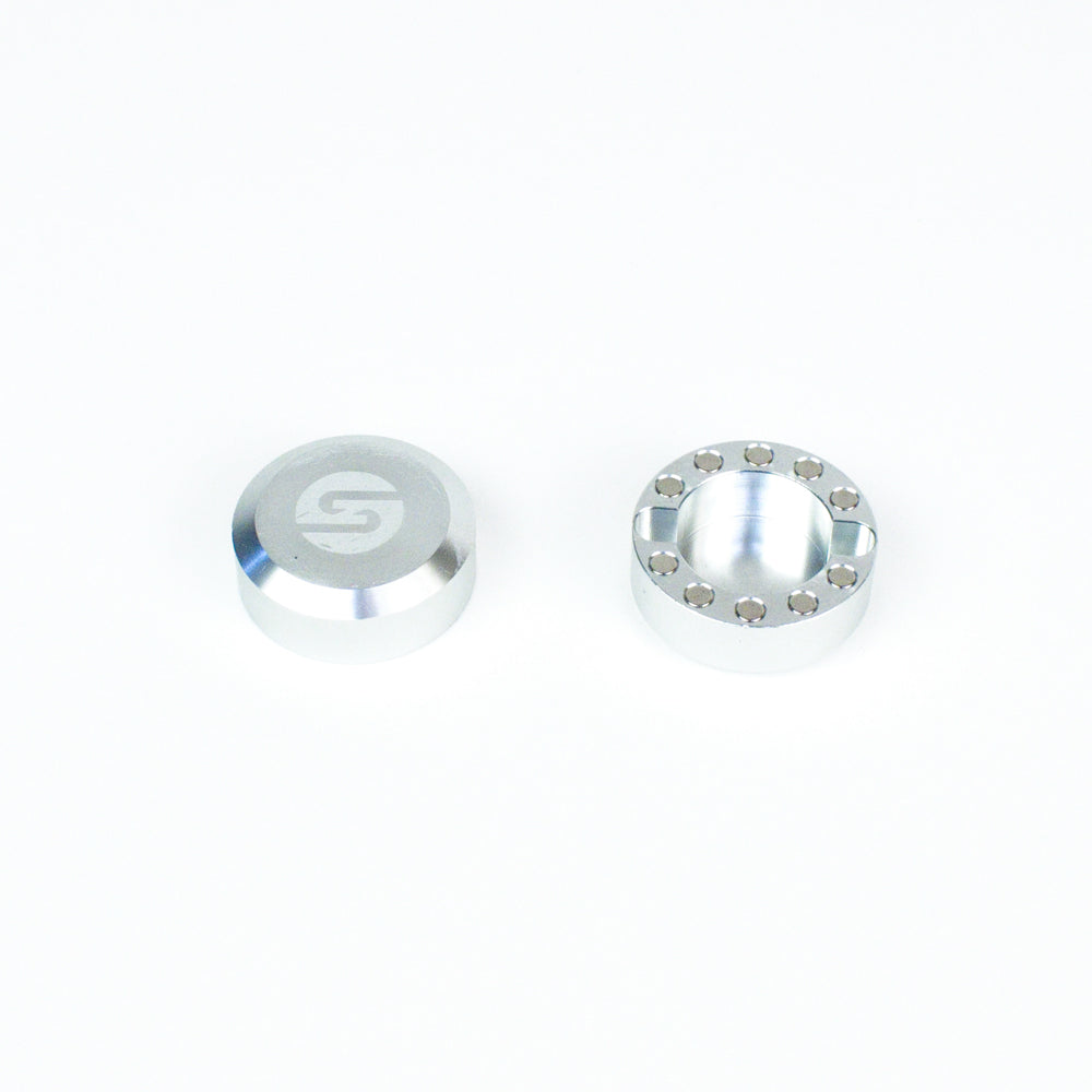 New! Senzo Aluminum OTK Tony Kart 10mm Pill Cover Pair, Magnetic