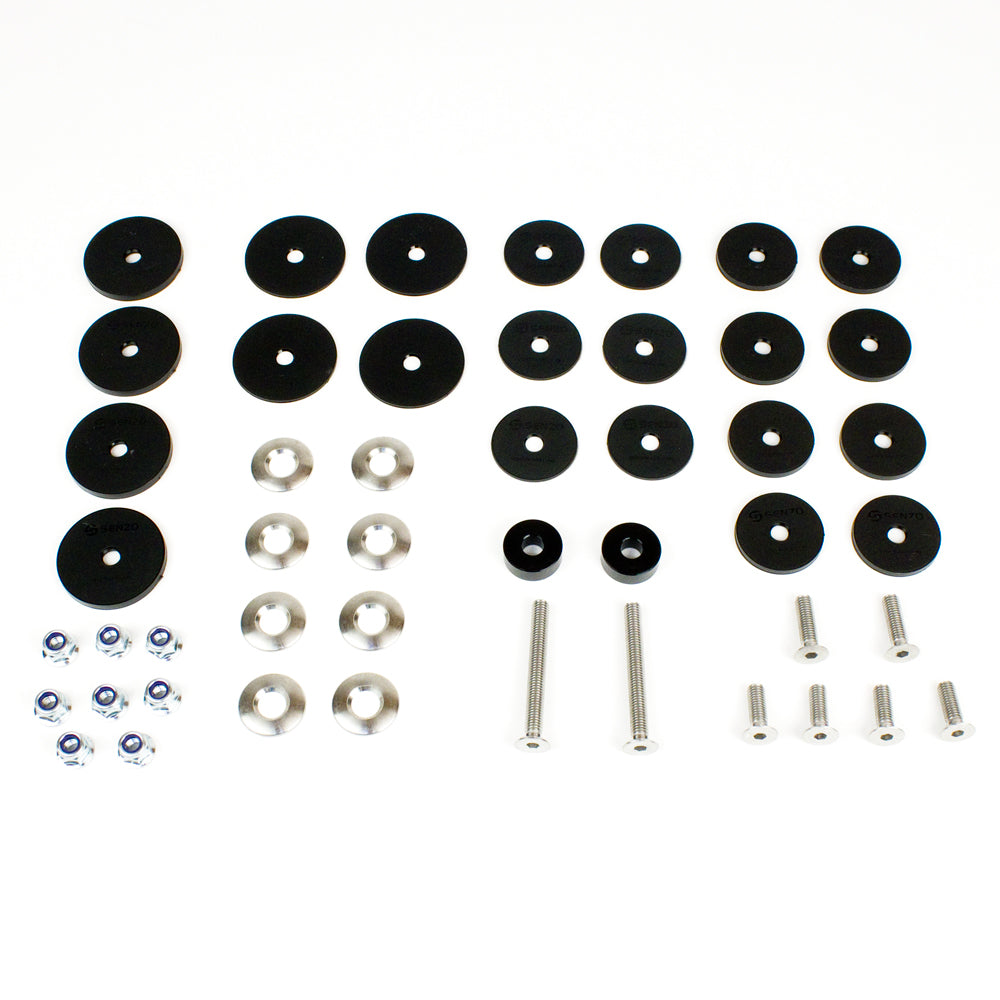 Senzo Stainless Steel Low Profile Seat Bolt Mounting Kit