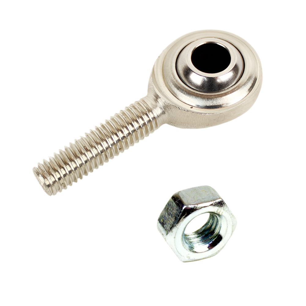 8mm Male Tie Rod End, Silver Performance