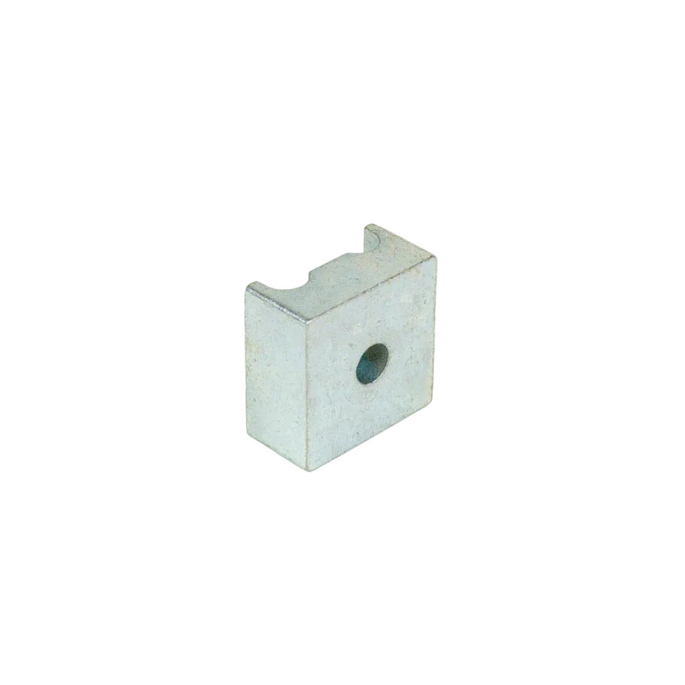 (2) Steel Throttle Cable Housing Holder Block Clamp