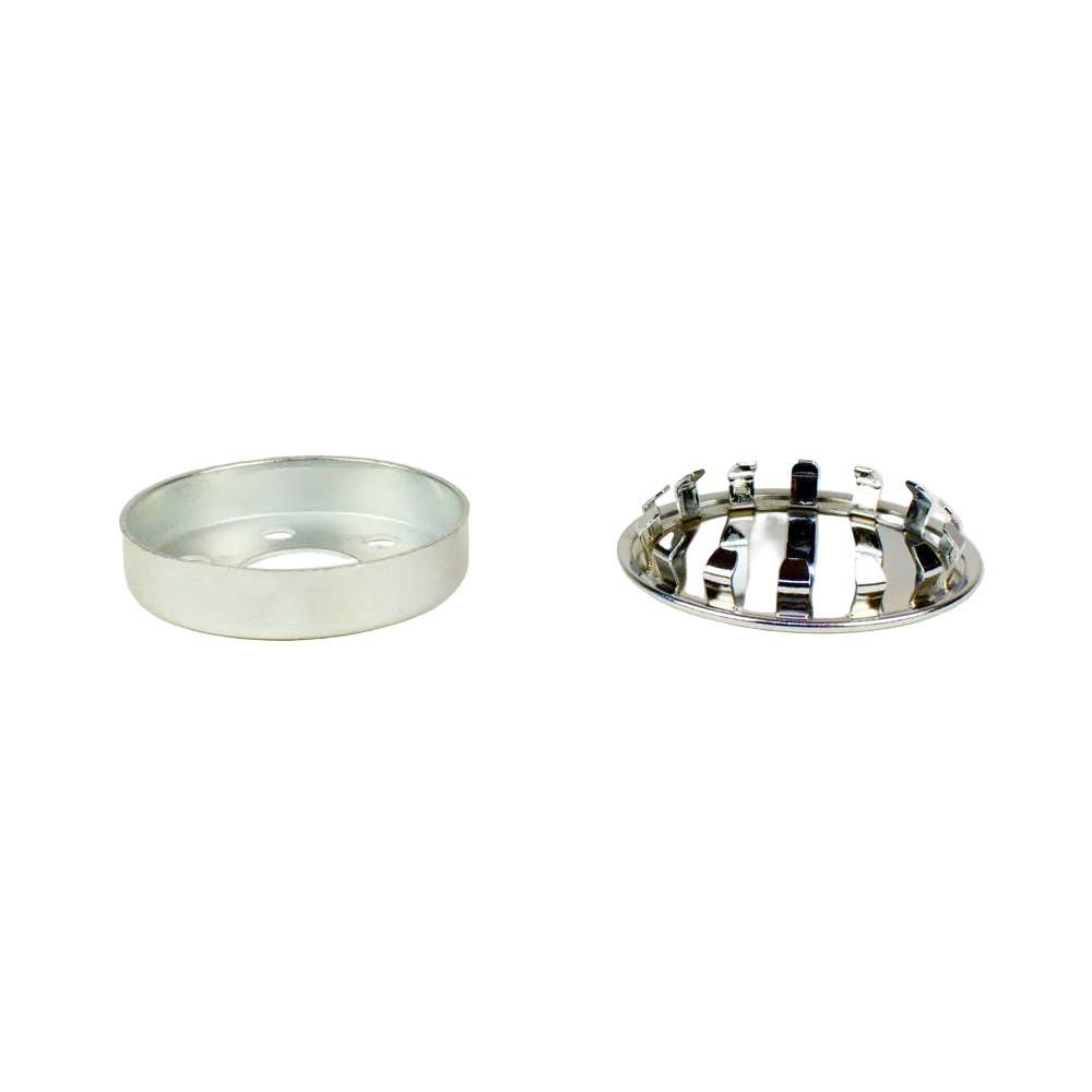 1877 Azusa Steering Wheel Center Cap Assembly, Chrome