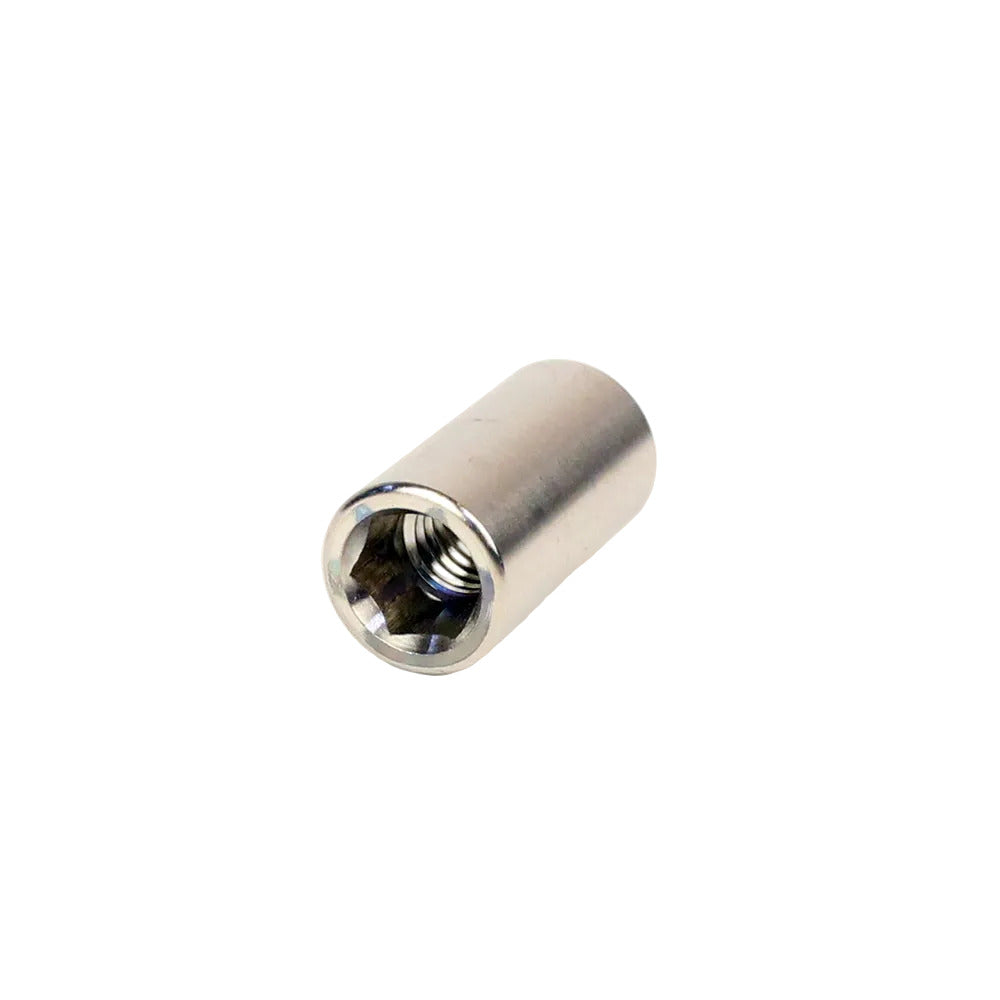 8mm x 25mm Titanium Cylindrical Inner Hex Wheel Hub Nut