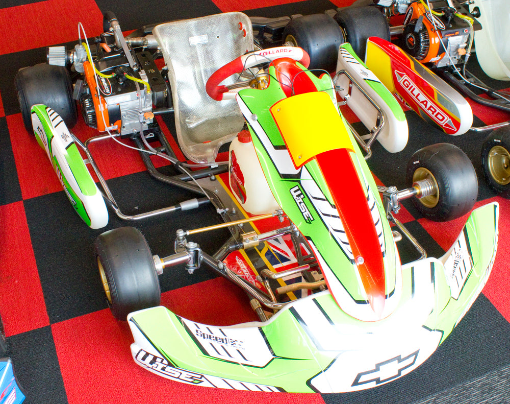 Used OTK Gillard Kart with Briggs LO206 Engine, Mychron 6 2T