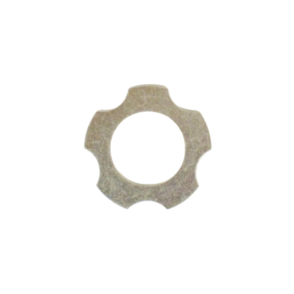 (79) X30125436 IAME X30 Silver Bronze Bottom Thrust Washer, Scallop Style