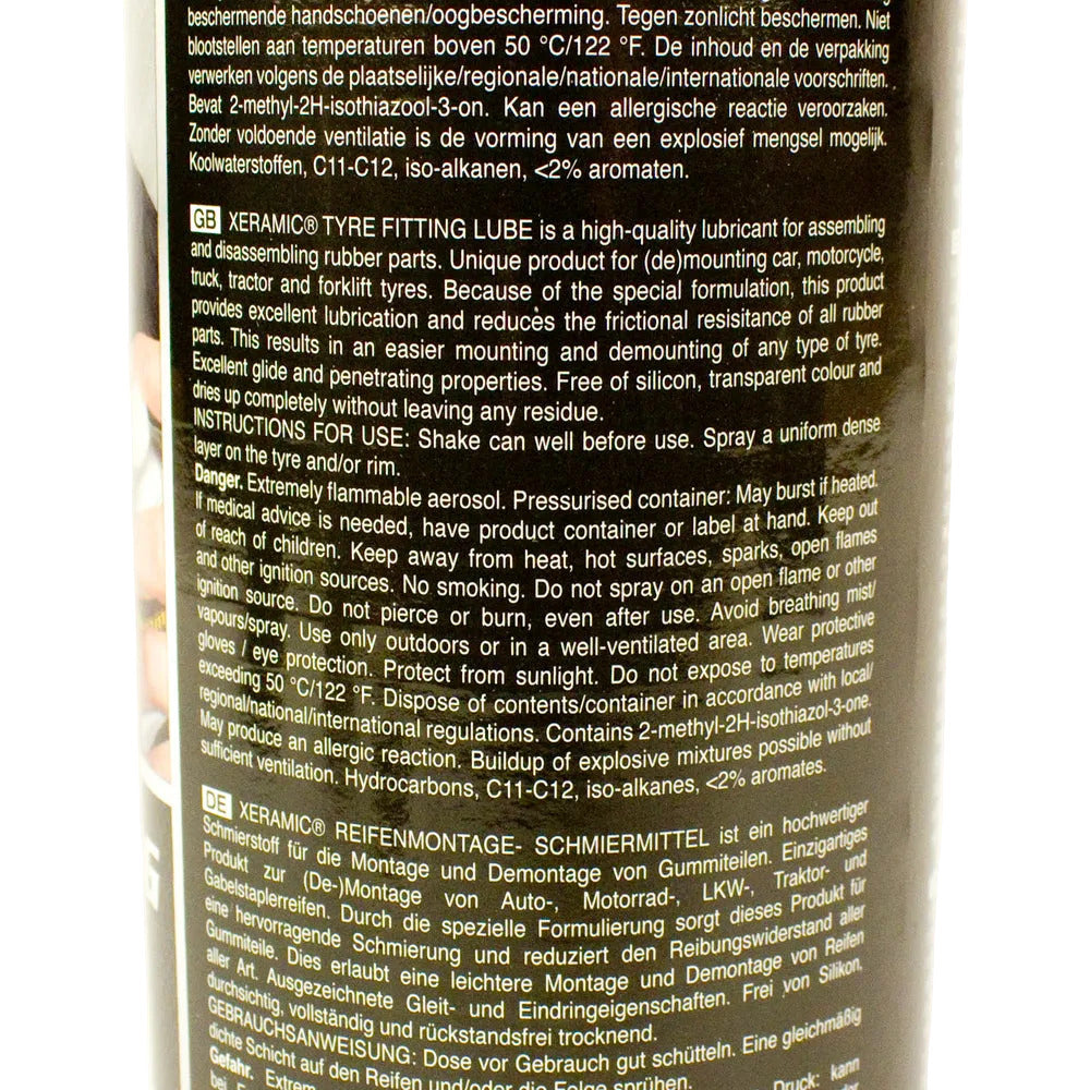 New! Xeramic Tire Fitting Lube Mounting Spray