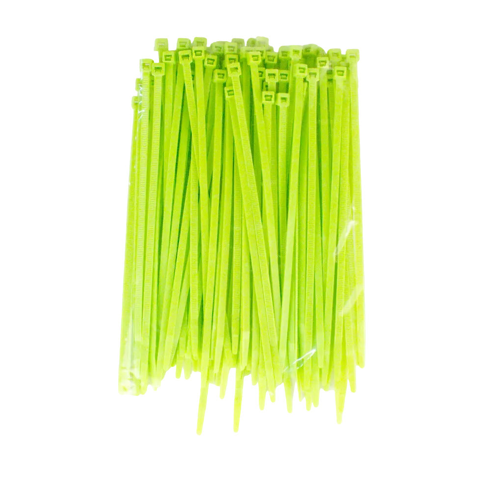 Plastic Tie Wraps 8" Long, 100 Pack
