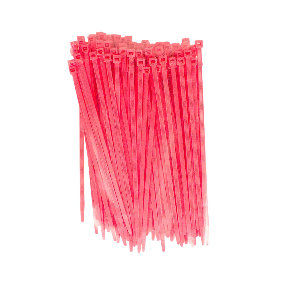 Plastic Tie Wraps 8" Long, 100 Pack