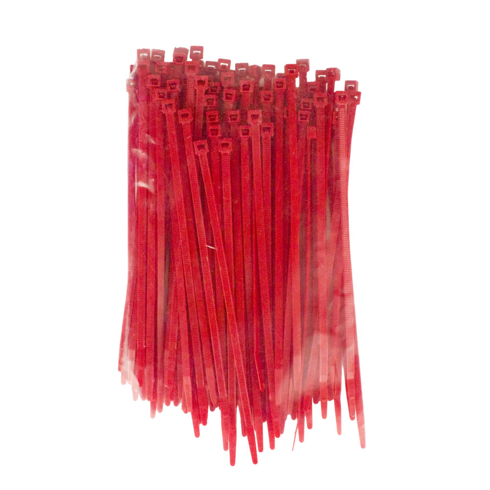 Plastic Tie Wraps 8" Long, 100 Pack