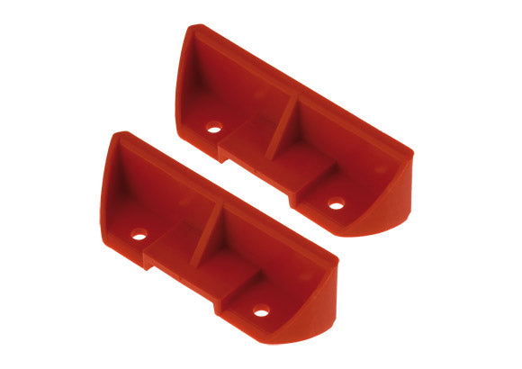 J. 0010.A0 Tony Kart OTK Red Nylon Foot Support, Pair