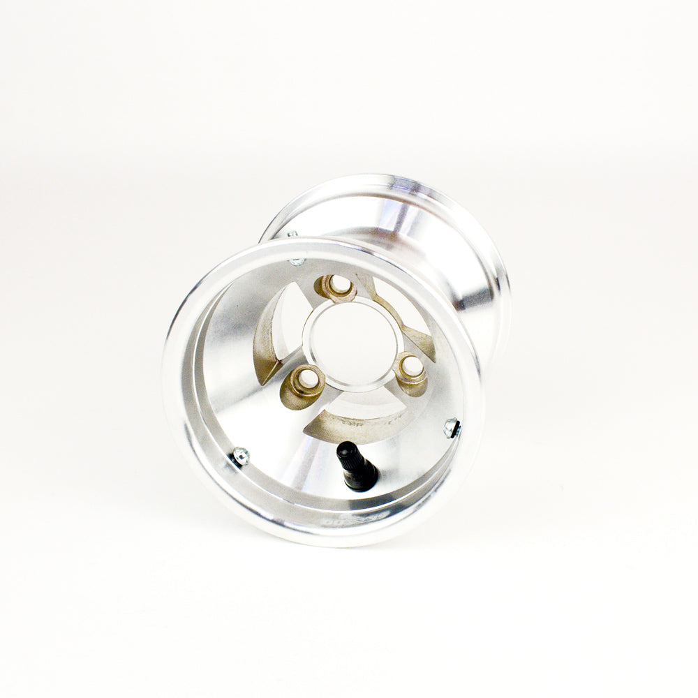 0039 130mm x 5" Cast Aluminum Metric Wheel, Bolt in Hub Style