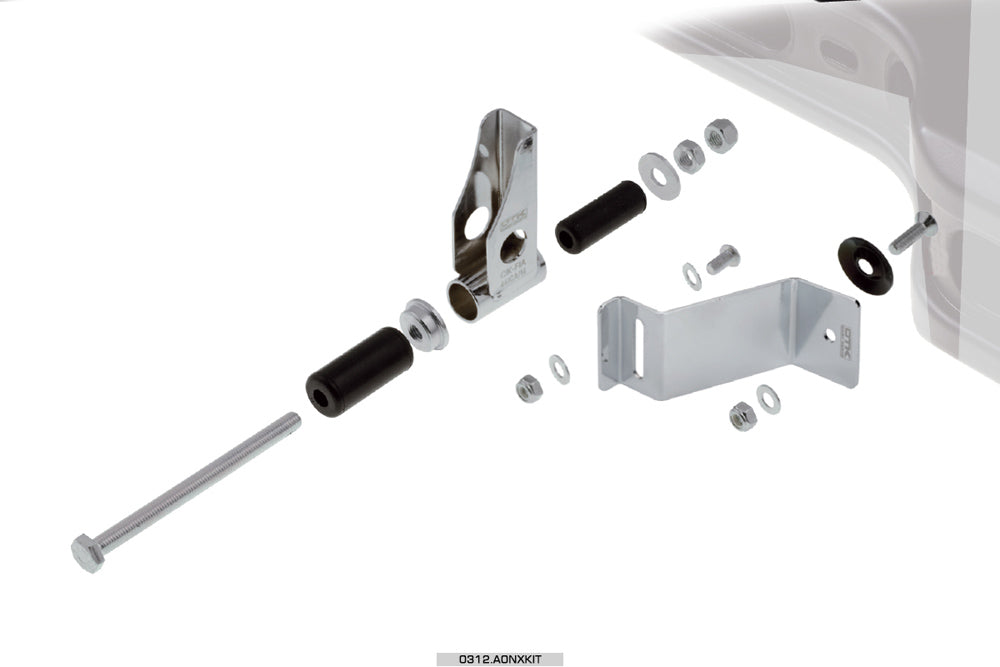 C. 0312.A0NXKIT Tony Kart OTK Complete Rear Bumper Hardware Connection Kit for Nordix