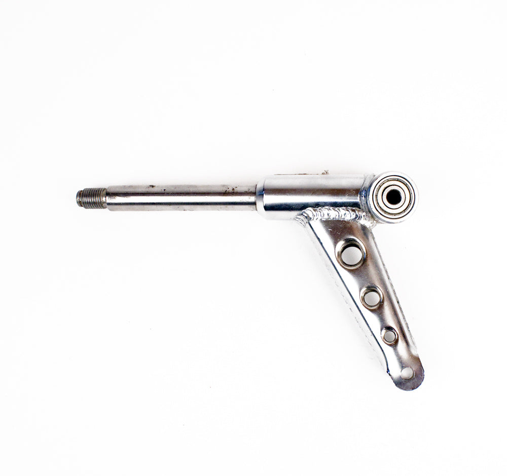 3. 10.7745.00 Birel Spindle Assembly, 12 Degree, 196mm Long, 17mm Shaft, Left Hand