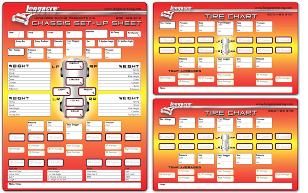 22528 Longacre Chassis Setup Sheet