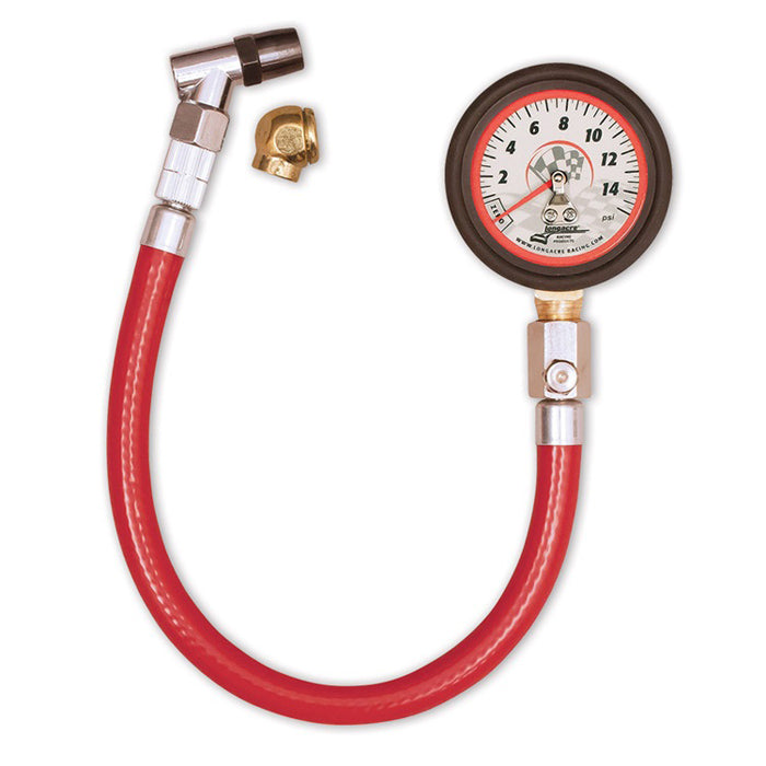 52034 Longacre 0-15lbs Tire Gauge with Bleeder