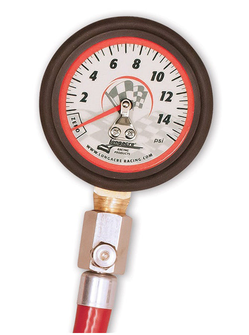52034 Longacre 0-15lbs Tire Gauge with Bleeder