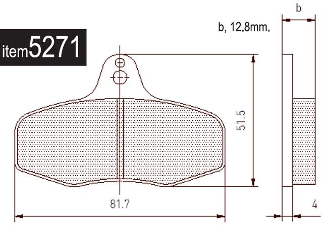 5271 Intrepid EVO3 Aftermarket Rear Brake Pads