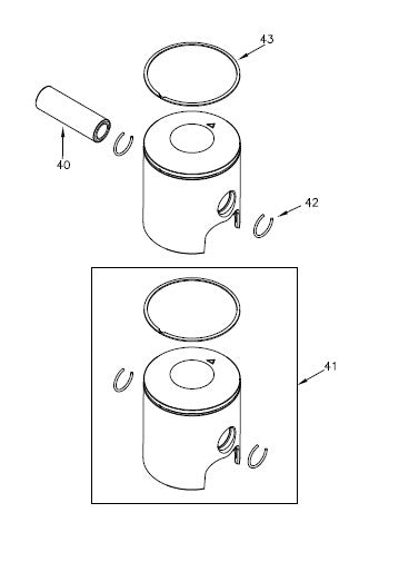 42. W7000116000200 Vortex Rok VLR Piston Circlip