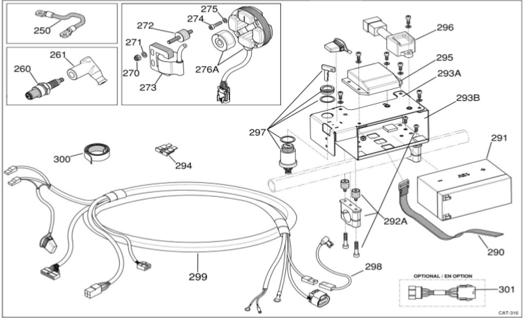 (274) IA- B-35810-A IAME X30 Coil Rubber Dampener
