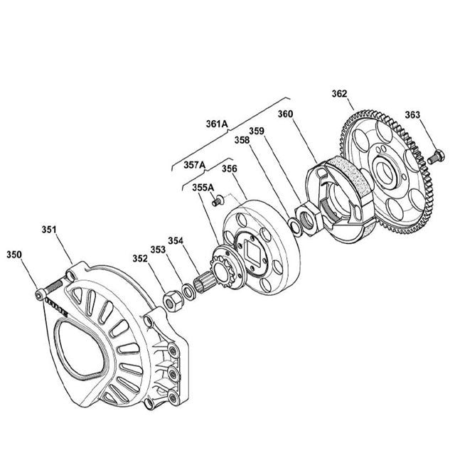 (354A) IA-A-60565 IAME X30 Clutch Bearing O-ring (Use with Narrow Bearing)