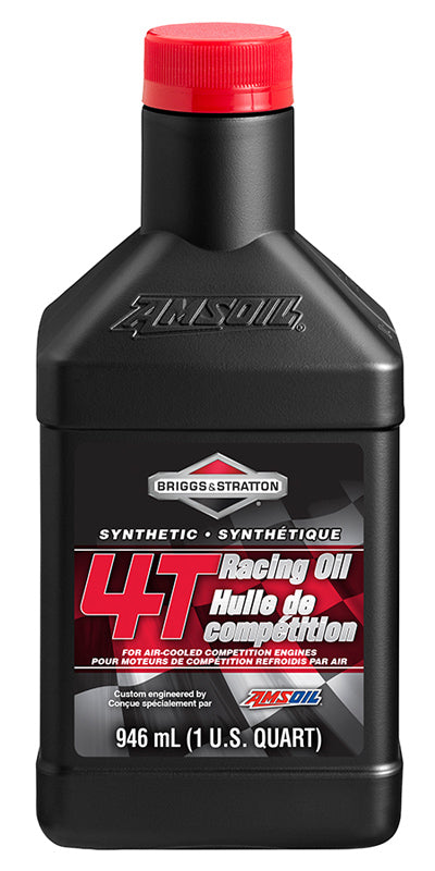Amsoil Briggs & Stratton Synthetic 4T Racing Oil, 12 Quart Case - Comet ...