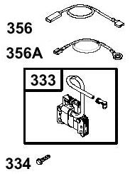 356. 555569 Briggs Animal, LO206 Killswitch Wire