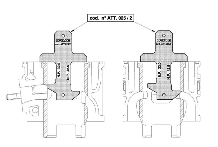 ATT.025/2 IAME X30 Engine Exhaust and Transfer Height Tech Tool