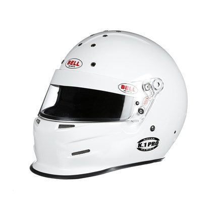 bell aero motorcycle helmet Bell K1 Sport Helmets (SA2025) (Color: White, Helmet Size: Medium (58-59))