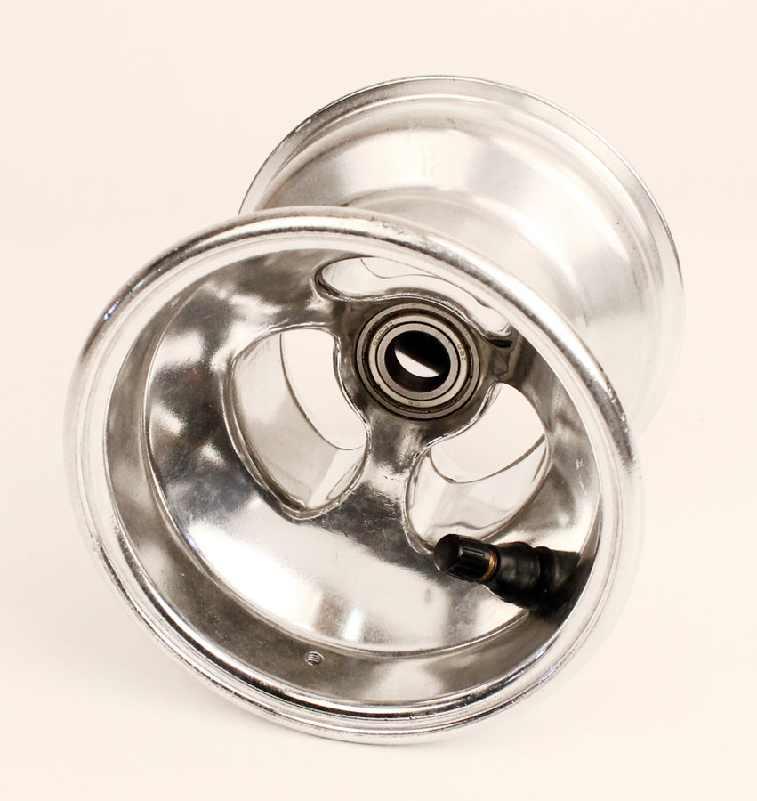 1. 5500.10.55-LU Birel Polished Aluminum 17mm DSM Wheel 120mm x 5"