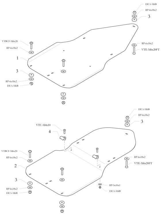 Birel DEA-M6B M6 Nylock Lock Nut