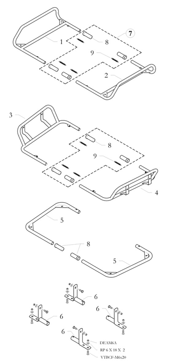 9. 20.3681.06 Birel Nerf Bar Mount Spring 30mm