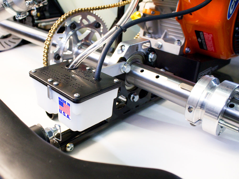 Comet Dual Overflow Catch Tank with Mounting Bracket for Briggs LO206