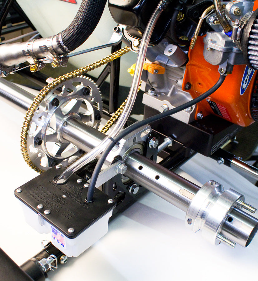 Comet Dual Overflow Catch Tank with Mounting Bracket for Briggs LO206